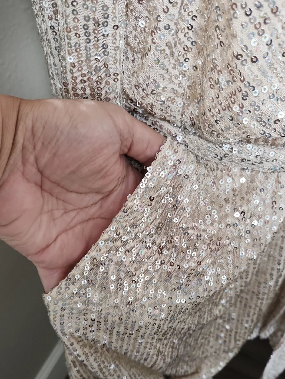 NWT Fashion Nova Diva Sequin Romper